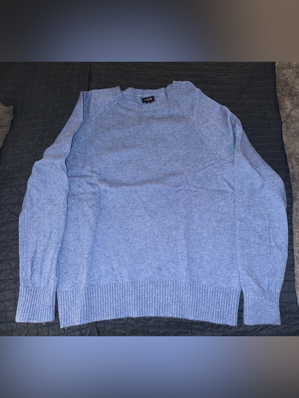 J. Crew Men's Light Blue Crewneck Sweater